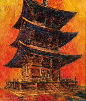 Le magnifique pagoda rouge